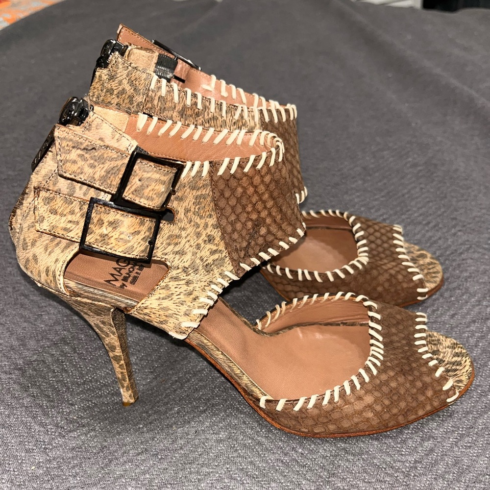 MAGLI by Bruno Magli anima print high heel shoes. Size 37 or size 6.5